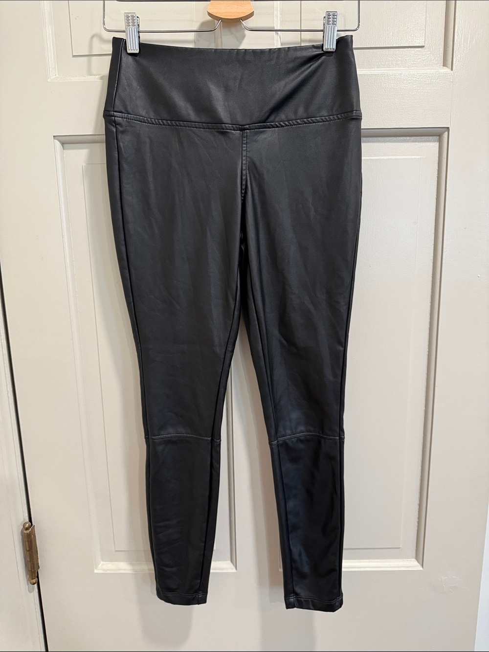 A New Day Women’s High-Waist Black Faux Leather Pants Size XS